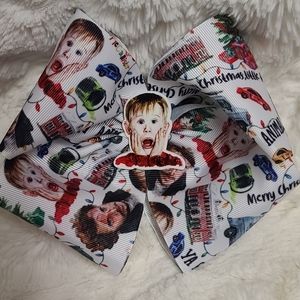 Christmas jumbo hair bow